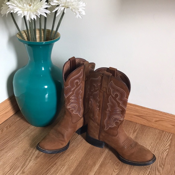 Brown Cowboy Boots (Tony Lama) - Picture 2 of 8